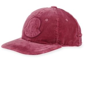 Moncler Velvet Hat Cap Adjustable